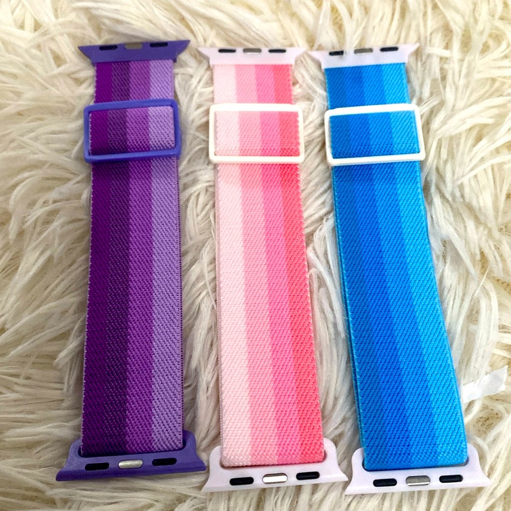 3 Stretchy Apple Watch Bands | 38/40/41MM